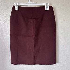 Vintage id|entity by Lord & Taylor 100% Wool Pencil Skirt Brown Size 4